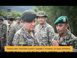 Terima kasih atas segala khidmat bakti dan pengorbanan. Panglima Tentera Darat Sambut Syawal Di Kem Operasi Youtube