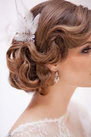 Glamorous Era Theme Wedding Vintage Wedding Hair 1920s Wedding Hair Wedding Hair And Makeup