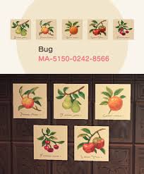 1 Botanical Illustrations For Our Orchard Needs Acqr Animal Crossing Animal Crossing 3ds Animal Crossing Qr