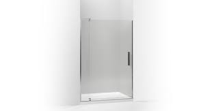 Always allow your frameless shower installation to dry for 48 hours before using the shower. K 707551 L Revel Frameless Pivot Shower Door Kohler