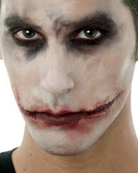 Cheek piercings give the illusion of dimples or make existing dimples appear more defined. Joker Scars From Latex Joker Make Up Make Up Horror Shop Com