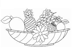 19 free printable grapes coloring pages in vector format, easy to print from any device and automatically fit any paper size. Free Printable Fruit Coloring Pages For Kids