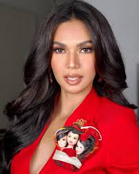 THE BLOOD OF A FILIPINA This preliminary interview outfit was made by  @ritchieteves. I personally chose the color red as it represents us  Filipinas as bold and fierce. The statement piece on