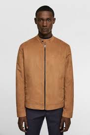 Modèle avec col et fermeture à glissière oblique devant. Ù…Ø«Ù„ÙŠ Ø§Ù„Ø¬Ù†Ø³ ØªØ¯Ø±ÙŠØ¬ÙŠ Ø§Ù„Ø±Ø§Ø¹ÙŠ Veste En Daim Homme Zara Cazeres Arthurimmo Com