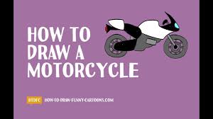 This easy tutorial will help you learn to draw a cartoon motorcycle! Drawing A Cartoon Motorcycle