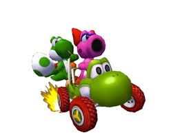 How do you unlock everything in mario kart double dash? Yoshi And Birdo Racing In The Turbo Yoshi Mario Kart Double Dash Foto 37243508 Fanpop
