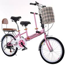 Maybe you would like to learn more about one of these? Speed Bike Double Bike Folding Bike Kids And Mom S Bike 22 Inch Pink Blue Green Bicycle Free Shipping Bicycle Aliexpress
