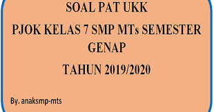 Sundul bola itu dengan bagian atas kening anda, jangan memakai pelipis atau bagian atas kepala. Soal Pat Ukk Pjok Kelas 7 Smp Mts Semester Genap Tahun 2019 2020 Anak Smp Mts