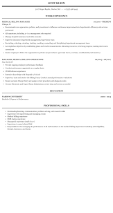 Medical Billing Manager Resume Sample Mintresume