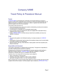 Promote fairness regarding travel expenses and keep travellers safe. Free 22 Travel Policy Examples In Pdf Google Docs Pages Word Examples