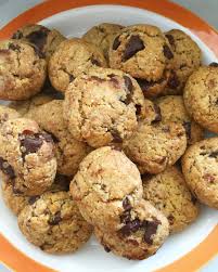 Cookies A La Poudre D Amande Et Aux Grosses Pepites De Chocolat Noir Pepite Chocolat Cookies Et Biscuits Chocolat Noir