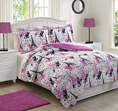Full Microfiber Reversible I Love Paris Pink White Comfor Https Www Amazon Com Dp B01g9fmize Ref Cm Pink Paris Bedroom Paris Themed Bedroom Comforter Sets