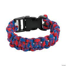 Check spelling or type a new query. Red White Blue Paracord Bracelet Craft Kit Oriental Trading
