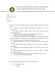 Contoh soal tes rs muhammadiyah pdf / contoh soal tes rs. Contoh Soal Tes Masuk Rs Muhammadiyah Barisan Contoh