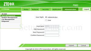 If you can not get logged in to your router, here a few possible solutions you can try. Zte F660 Screenshot Usermanagement