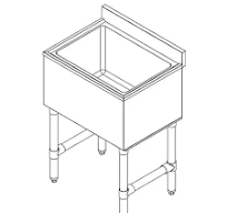 Falcon Food Service IB-2418 24" X 18" Stainless Steel 20 ...