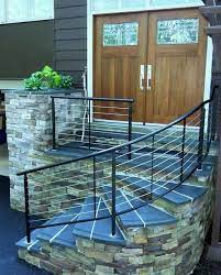 They can be used in both interior and exterior applications. Pin By Mihai Parparita On New House Inside Outdoor Stairs Outdoor Entryway Outdoor Stair Railing