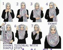 Shawl Tutor 1 Hijab Tutorial Tutorial Hijab Segitiga Hijab Style Tutorial