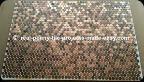 Maybe you would like to learn more about one of these? Grouting Pennies On A Floor Wall Real Penny Tile Projects Made Easy