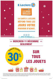 Offre en tickets e.leclerc non cumulable avec des produits de la même gamme bénéficiant non valable sur les consoles, jeux vidéos, jeux d'extérieurs, les produits éco+ et sur les produits signalés en magasin. Leclerc Le Nouveau Catalogue Du 11 Decembre 2019 Est Disponible Economisez Grace Aux Promos De Ce Catalogue