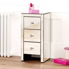 See more ideas about narrow bedside table, white bedside table, white bedroom furniture. Venetian Mirrored 3 Drawer Slim Narrow Bedside The Furniture Market