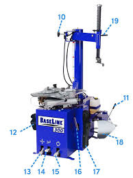 Ammco Baseline Bl300 Tire Changer With 24 External Clamping Capacity Ammbl300