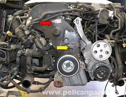 Audi A4 B6 Water Pump Replacement 1 8t 2002 2008 Pelican Parts Diy Maintenance Article