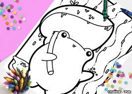 Long legs, flexible neck in the form of a question mark and a large beak for fishing. Printable Rainy Day Frog Coloring Page For Kids Kawaii Frog Etsy Frog Coloring Page Frog Coloring Frog Coloring Pages