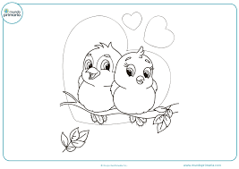 Dibujos Para Colorear Faciles De Amor