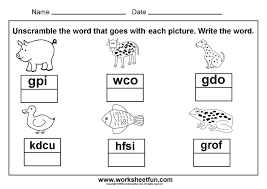 Unscramble Animal Cvc Words Spelling Practice Worksheets Kindergarten Worksheets Practices Worksheets