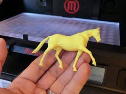 3d Printed Toy Horse Figure Two Halves 3d Print Model 3d Printing Toys Toy Horse 3d Printing