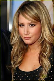 Nice Natural Blonde Ashley Tisdale Hair Remy Human Hair Extensions Hair Highlights