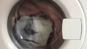 The washing machine is one of the most important technologies to become widespread in the 20th century. Man Sees Face In Washing Machine Staring At Him