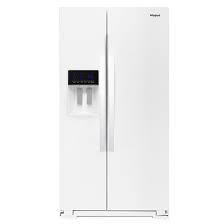 Most have field reversible doors, allowing left whirlpool all refrigerators are equipped with efficient led lighting to illuminate the entire interior. Whirlpool Side By Side Refrigerator With Water Ice Dispenser 36 In 28 Cu Ft White Wrs588fihw Rona