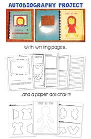 The Teacher Wife All About Biographies Update Homeschool Writing Kindergarten Writing Writing Activities