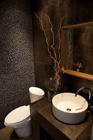 The Stathoulis Mid Wilshire Wonder Powder Room Design Rustic Powder Room Powder Room Decor