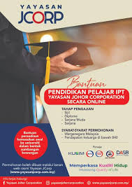 Bantuan awal pengajian ipt dalam & luar negara. Bantuan Ipt Yayasan Jcorp Cara Mohon Syarat Permohonan Keptennews Com