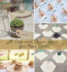 A key concept in design is negative space, which allows invitations, especially wedding invites, can contain more than just a single card. 35 Cute And Clever Ideas For Place Cards