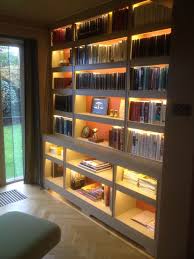 Fitted Bookcase With Incorporated Led Concealed Lighting Home Library Design Luxury Room Design Bookshelf Lighting