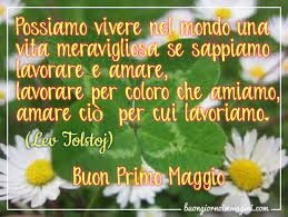 Immagini e frasi di buon primo maggio per la festa del lavoro e dei lavoratori. Margherite Quadrifoglio Frase Celebre Tolstoj Buon Primo Maggio