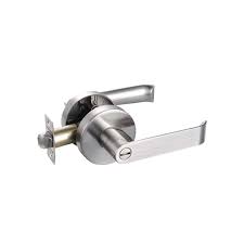 Apply great force on the door, using your hand, legs, and part . Newbang Privacy Lever Door Handle Thumb Turn Lock On The Inside For Bedroom Or Bathroom With A Satin Nickel Finish Reversible For Right Left Side With A Door Bumper Wall Protector