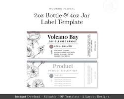 Custom Labels Stickers For Jars Essential Oil Labels Template Custom Label Packaging Custom Labels For Candles Editable Label Digital Label Templates Essential Oil Labels Printable Cosmetic Labels Design
