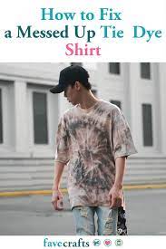 How To Fix A Messed Up Tie Dye Shirt | Favecrafts.com