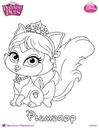 I had to share these free coloring pages and activities. Princess Palace Pets Coloring Page Of Plumdrop Skgaleana