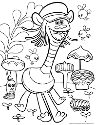 Free trolls coloring pages to print and download. Trolls To Download For Free Trolls Kids Coloring Pages