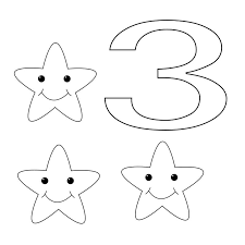 Number 3 Coloring Pages For Toddlers Numbers Preschool Shape Tracing Worksheets Numbers For Toddlers