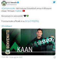 Ancak ağustos ayının başında sassuolo'ya transfer. Futebol Epico Oficial Kaan Ayhan E Reforco Do Sassuolo Facebook