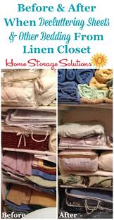 Linen closet ideas — diy linen closet decluttering and organization ideaslinen closet storage and organization ideas that actually work ready to declutter and organize your home linen closet the linen closet in your home can have a nice decluttered appearance and be easy for the whole family to use. How To Declutter Sheets Pillowcases