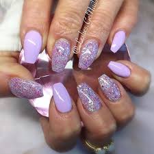 Acrylic nail polish, latest acrylic nails, nails for weddings #acrylicnailsstiletto. Coffin Purple Gel Nails Novocom Top
