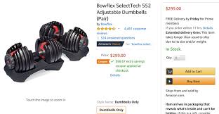 The bowflex selecttech 1090 dumbbell is the best home weight and one of the most popular dumbbell in general. Fitness Deal Alert Bowflex 552 Adjustable Dumbbells For 200 Running With Miles